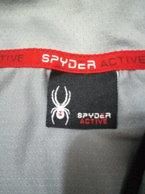 Spyder Men's Active 1/4 Zip Performance Pullover Gray Lightweight Long Sleeve gallery