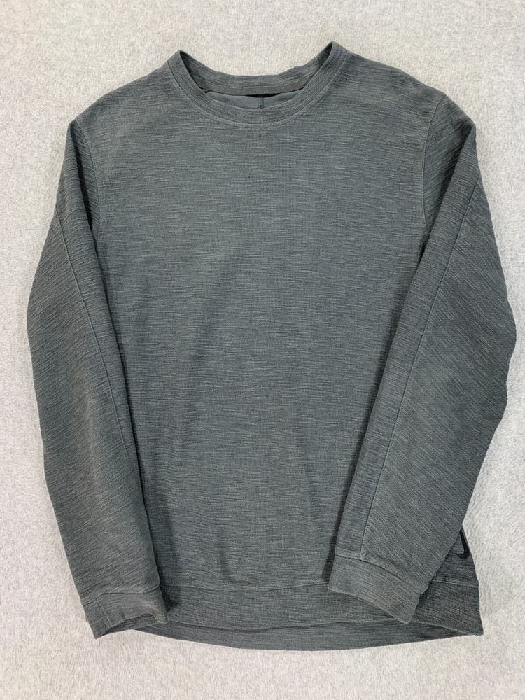 Nike Dri Fit Standard Fit Cotton Blend Athletic Shirt Sweatshirt (Men's Medium)