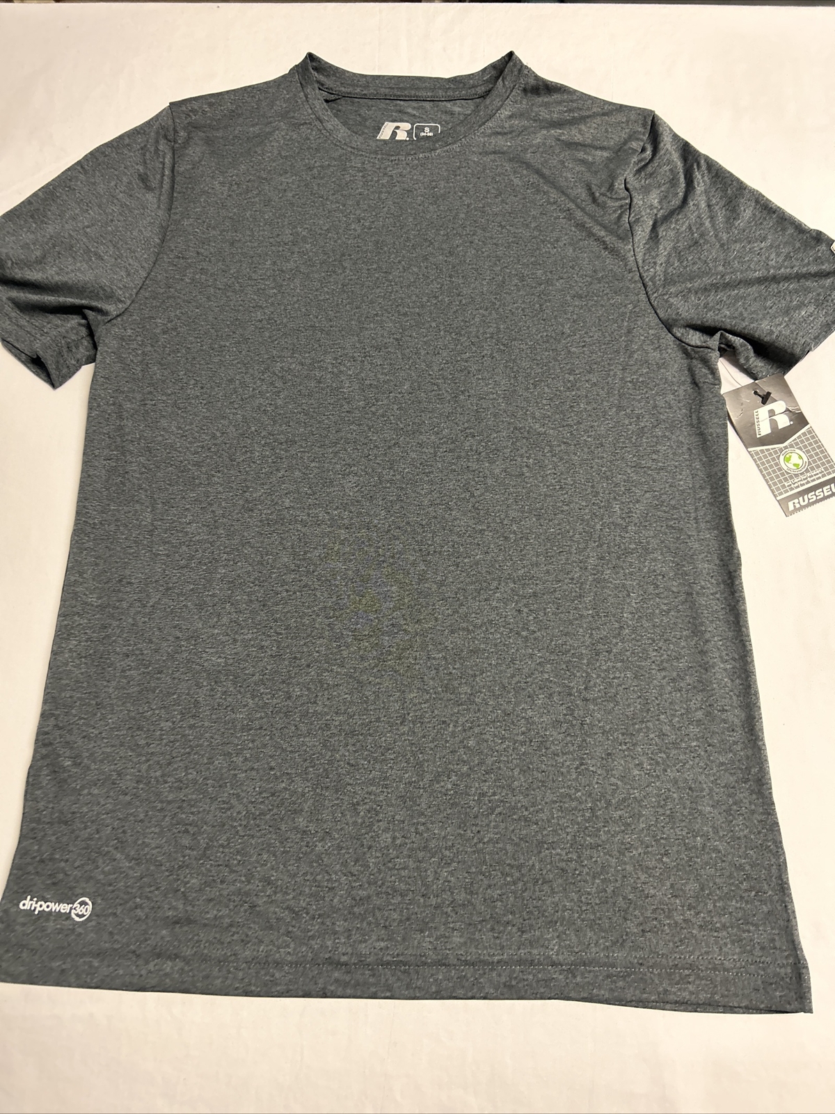 Russell Men's Core Hybrid Active Tee - Dark Gray - Size S (34-36) - NWT gallery