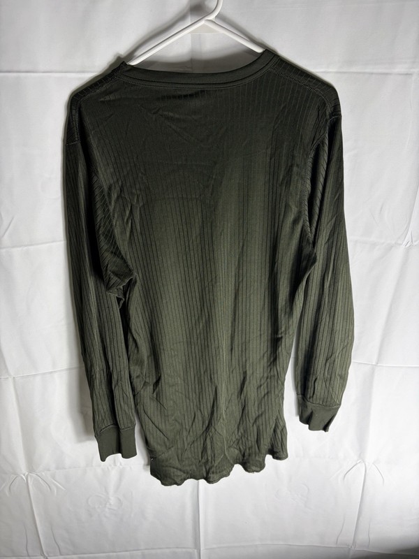 DUOFOLD Thermal Shirt XL Green Pullover Crew Thermal Polypropylene Long Sleeve gallery