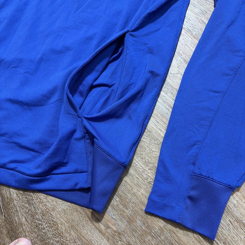B Draddy BEARS PAW Blair 1/2 Zip Blue Golf Club Logo Performance Pullover Naples gallery