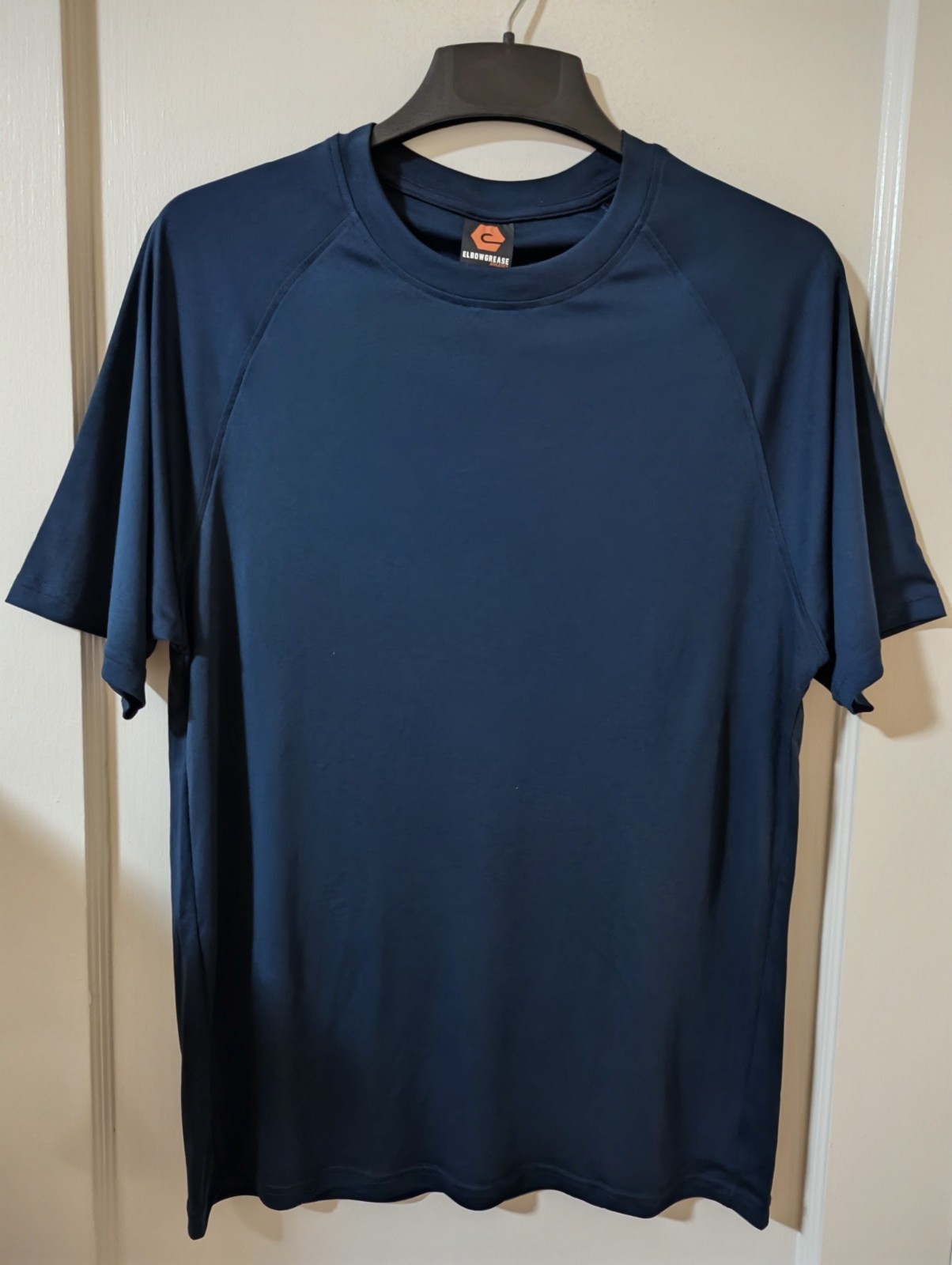 Elbowgrease Athletics Performance Navy Blue Active Wear T-Shirt Men's Medium gallery