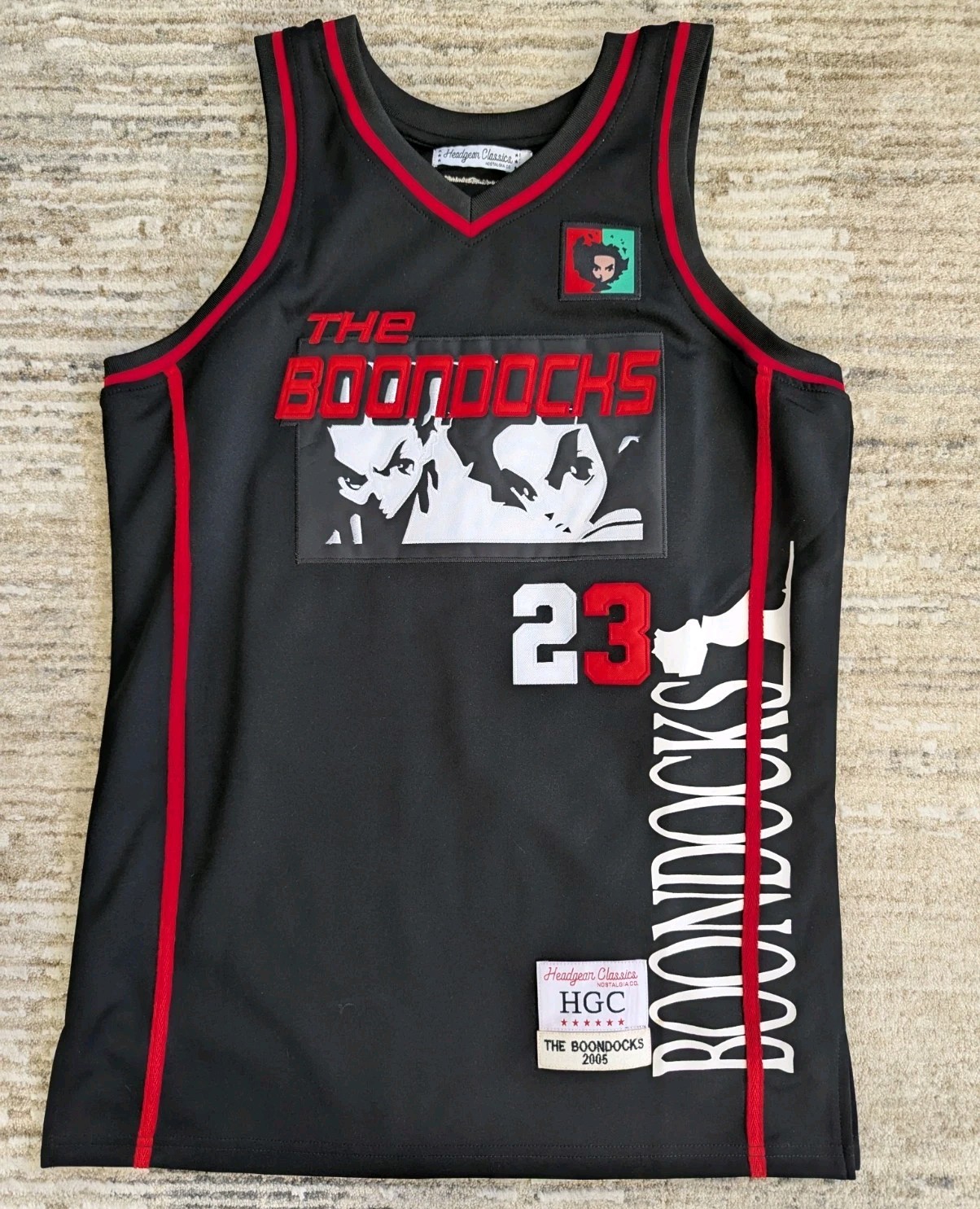Headgear Classics The Boondocks Cartoon Network Adult Swim Jersey Size Large gallery