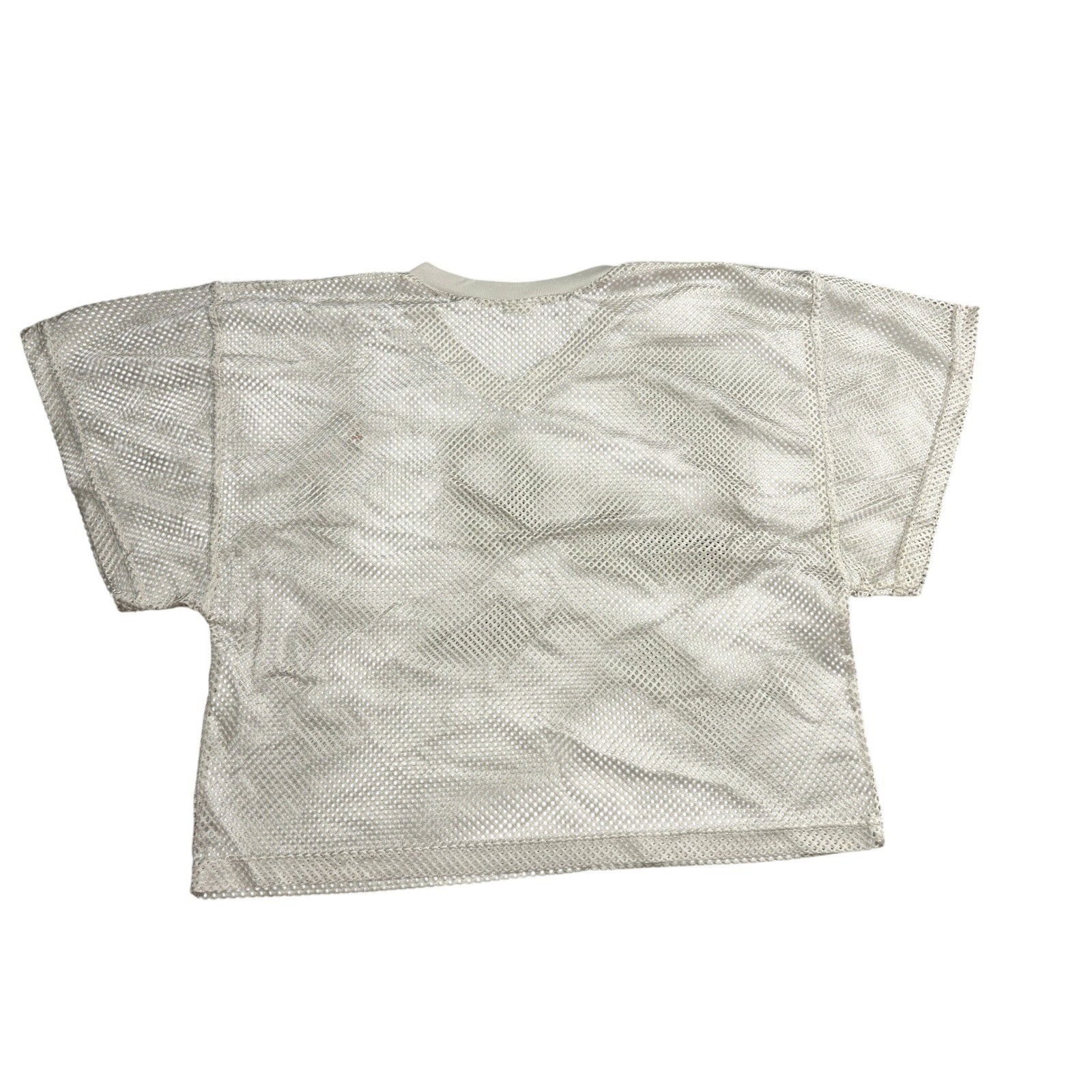 Champro Mesh Practice Jersey Adult Medium White Excellent V-Neck Short Sleeve gallery