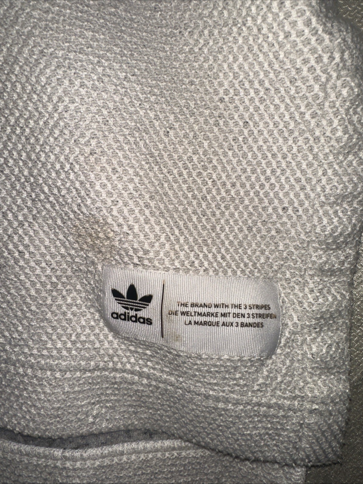 Adidas Mesh Bond Side Snap Top Size Large *light Staining Thick Knit Material gallery
