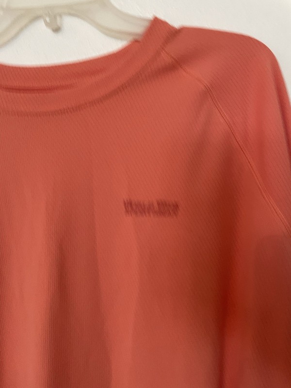 World Wide Sportsman Men's Sz XL Fishing Shirt Long Sleeve Tangerine Orange Mois gallery