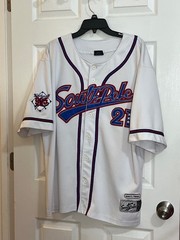 Rare Vintage Y2K South Pole MLB Style Baseball Jersey Sz L