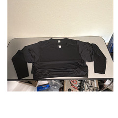 W Soffe Men’s Black Long Sleeve and short sleeve Crew Neck T-Shirt XL