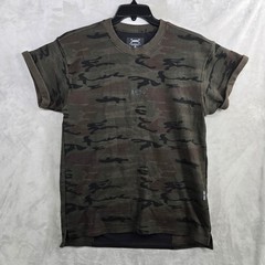 ASRV Technical Sportswear T Shirt Mens Medium Camouflage Print silverplus Mesh