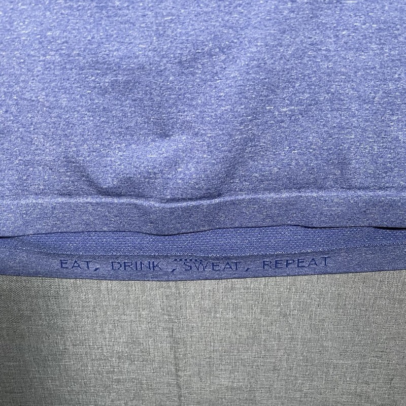 Lululemon Long Sleeve Athletic Shirt Mens 2XL Indigo Blue Performance Crewneck gallery
