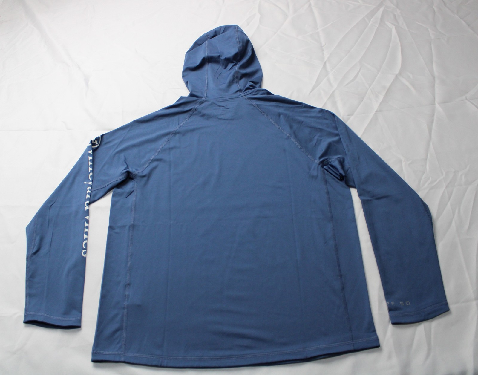 Vineyard Vines Mens Whale Dot Long-Sleeve Harbor Hoodie Tee BL1 Moonshine Medium gallery