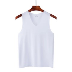 Silk Tank Tops Seamless Mens Vest Sleeveless Sport Bodysuit Vest For Men Cl