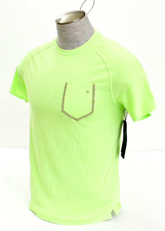 Saucony Lime Green Race Pace Short Sleeve Running Shirt Men's NWT gallery