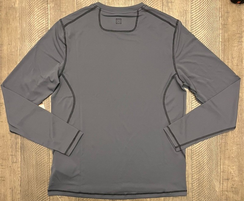 NWT 5.11 Tactical Pullover Mens S Gray Range Ready Long Sleeve Performance Shirt gallery