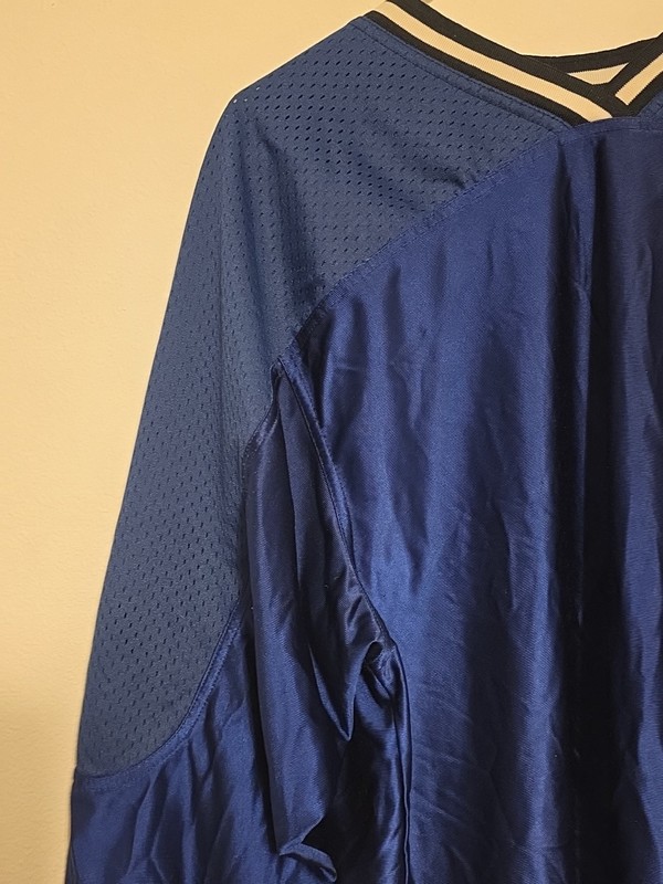 OrangTag Nike Pullover V-Neck Shirt Navy Blue 920220 KL4 Mens L Knitted Sleeves gallery
