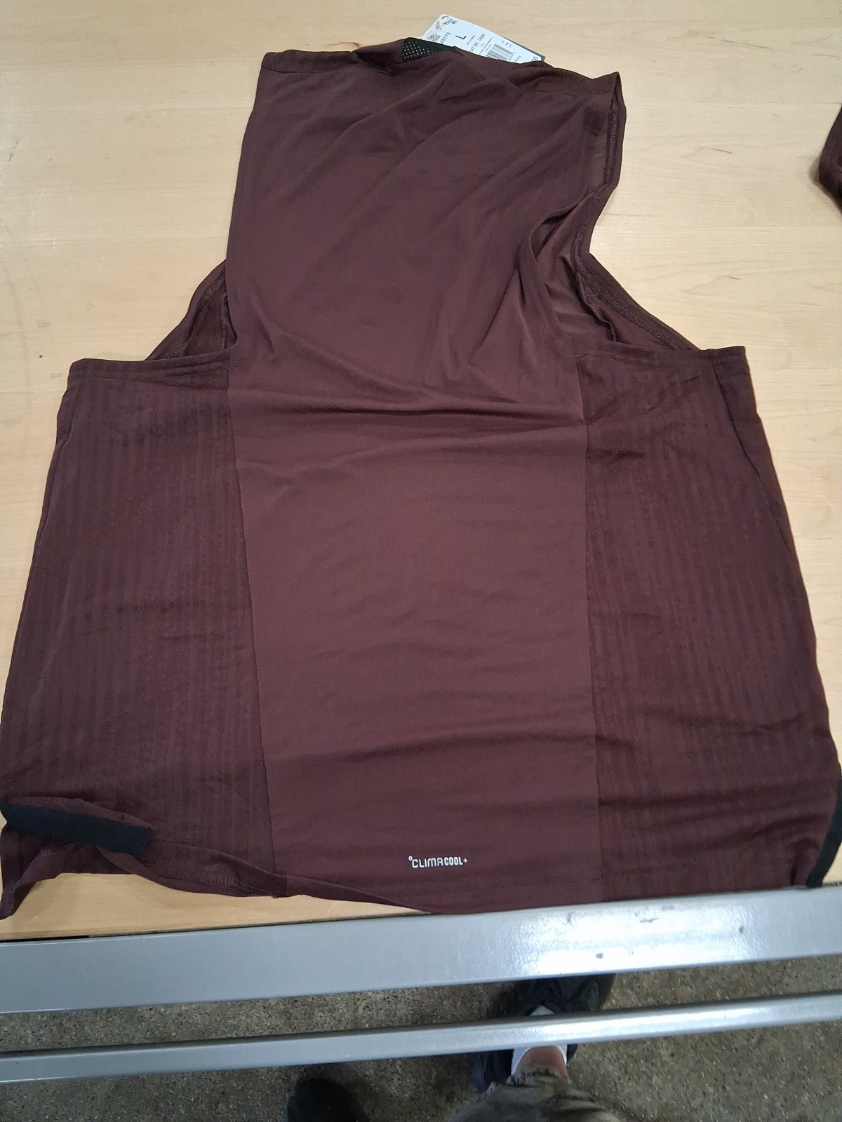 Adidas Climacoool Men's Tank Top Size Large Aurora Ruby Nwt gallery