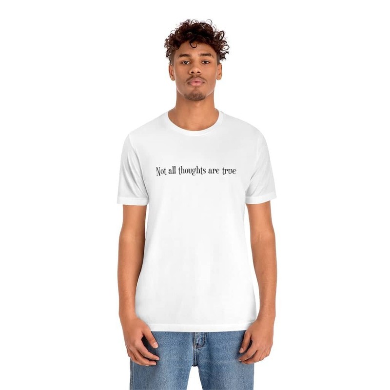 Bella & Canvas Short Sleeve Tee "Thoughts" m gallery