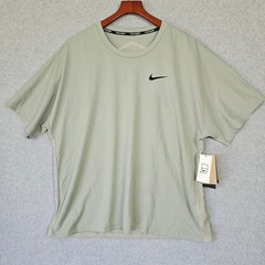 Nike Court Dri-FIT Slam Tennis Top Oil Green Mens Large FQ2053-370 Loose Fit New