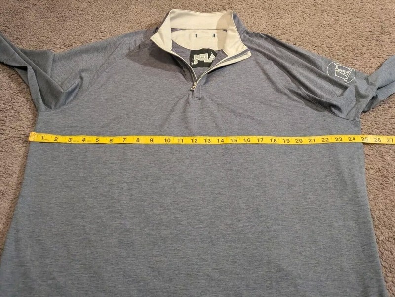 Peter Millar Crown Crafted Stealth Performance 1/4 Zip Steel ME0XK60 Men's 2XL gallery
