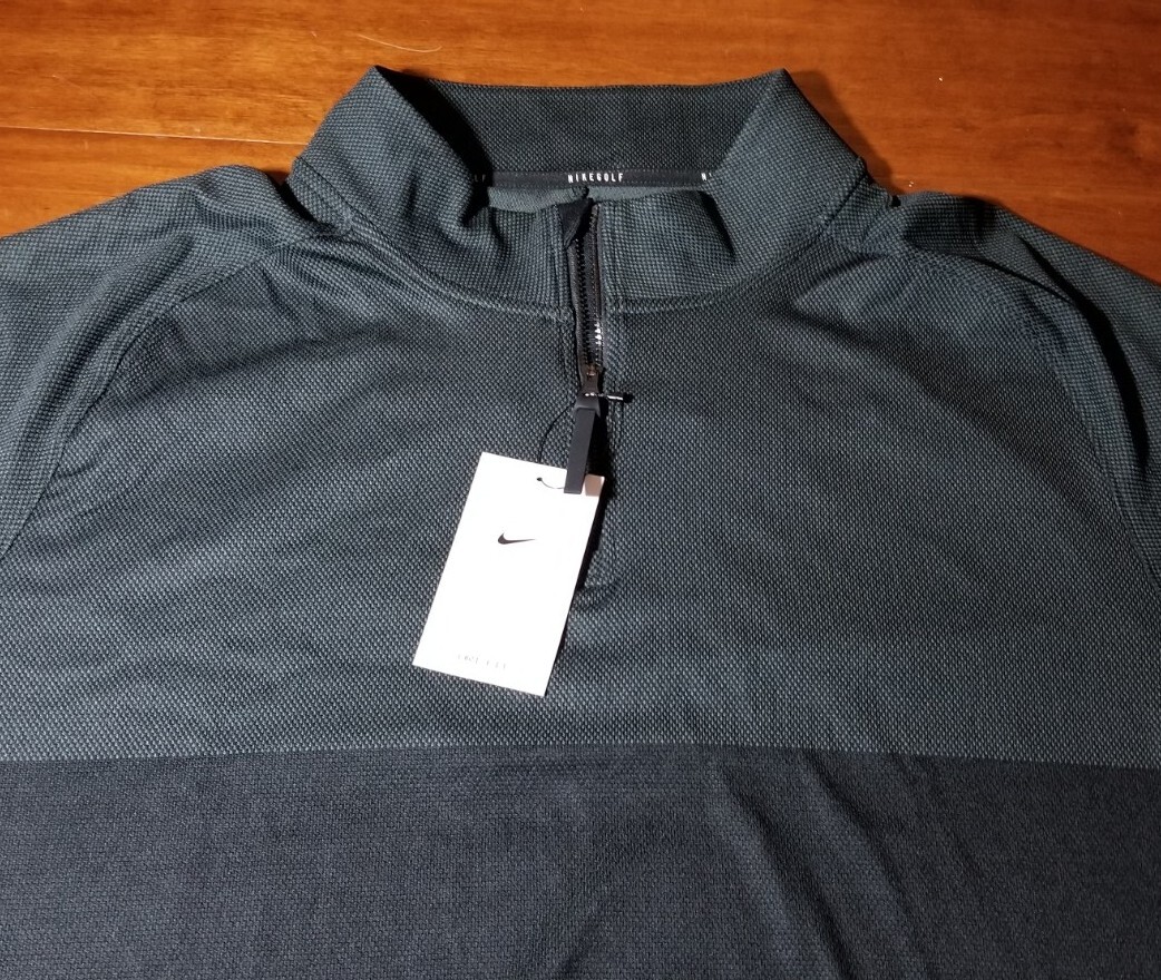 Nike Dri-FIT Vapor 1/4-Zip Golf Pullover Top CU9828-010 Men’s Size XXL $110 gallery