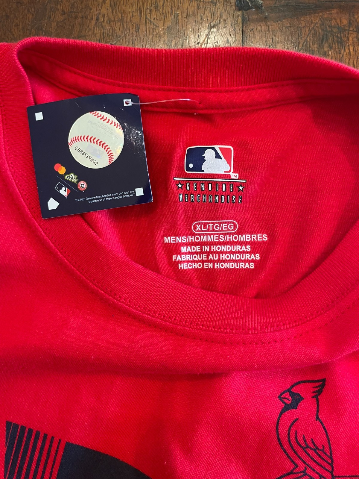 Fanatics Mens MLB St Louis Cardinals Dash Abbreviation Tee L/S baseball XL NWT gallery