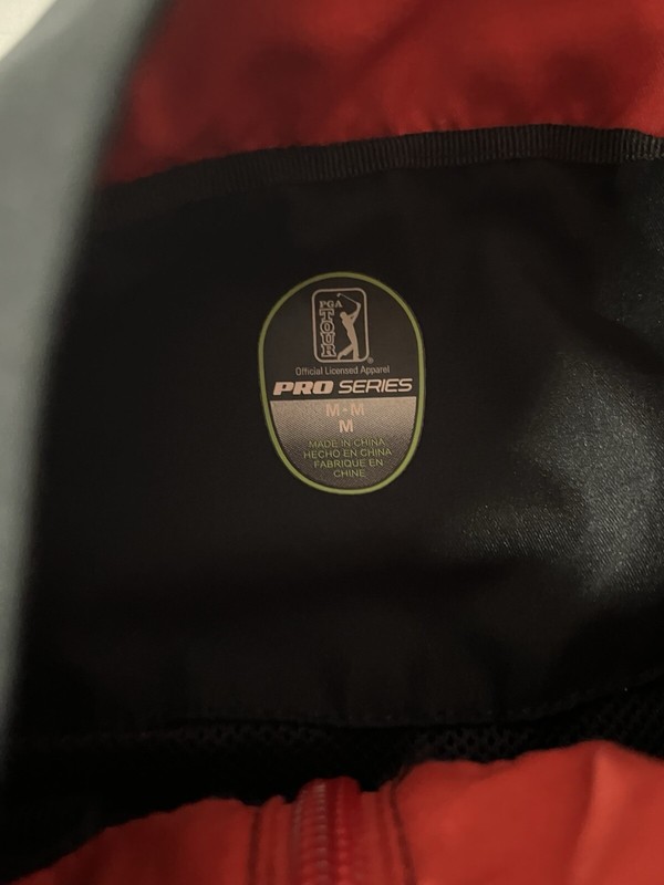Pro Series 1/4 Zip Outerwear Pullover Med Black/Red gallery