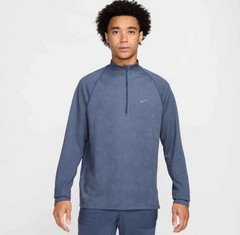 Nike Pinnacle Running Division Water Repellent 1/4 Zip Blue FZ1121-437 Mens Sz M