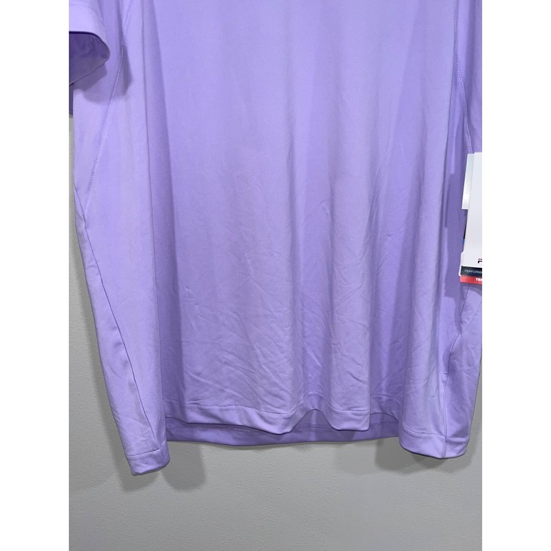 Fila Adrenaline Performance Tennis Men's Shirt Crew Purple Athletic Training Sma gallery