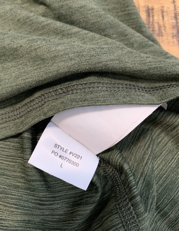 EUC VUORI Mens L Ease Performance 1/2 Zip 2.0 Mock Neck Green Long Sleeve gallery