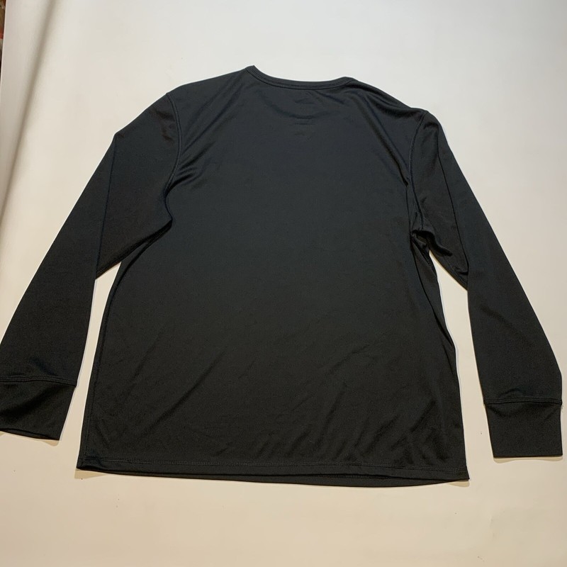 Realtree Men's Long Sleeve Black/Orange (XL) Base Layer Hunting Hiking Fishing gallery