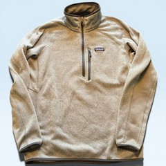 Patagonia Pullover Mens Large Gray Crosstrek 1/4 Zip Fleece Hiking Top