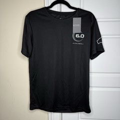 Six Zero T-Shirt Men’s Small Black Pickleball Go Next Level Performance 6.0 NEW