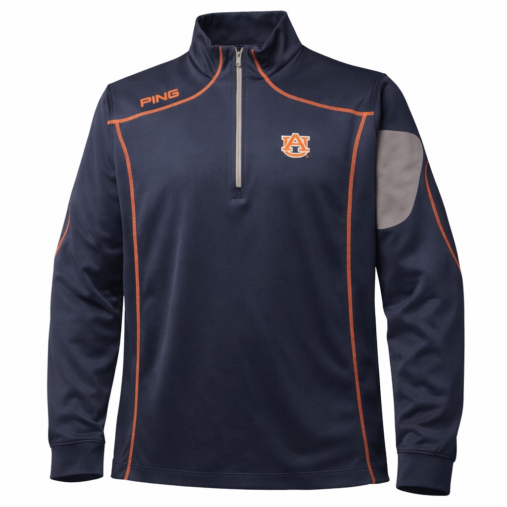 Ping Performance 1/4 Zip Pullover Auburn Tigers Navy/Orange XL gallery