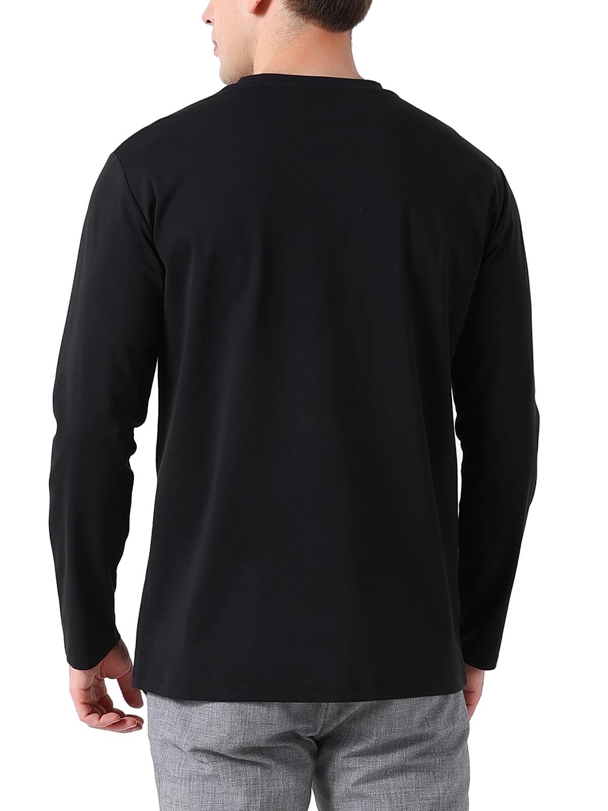 MERIGREENY Men's 100% Merino Wool Base Layer Top, Merino Wool Long Sleeve gallery