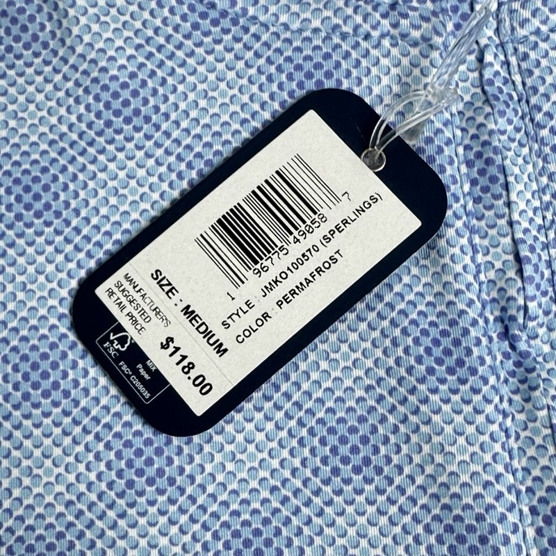 NWT Johnnie O Performance Fabric Sperlings Half-zip Pullover Permafrost Medium gallery