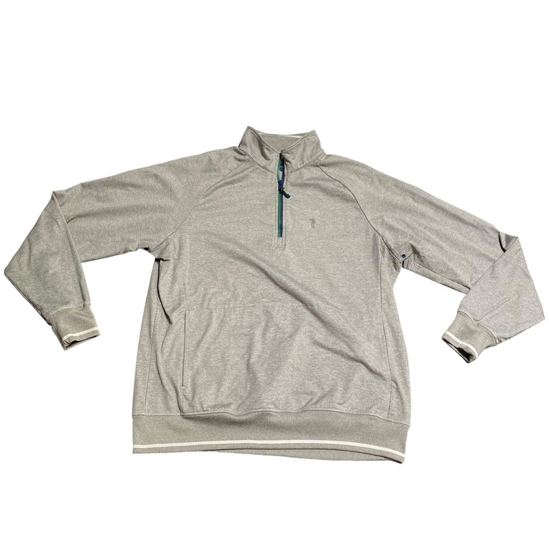 William Murray Sweater Mens Large Gray Golf Zip Pullover Performance gallery