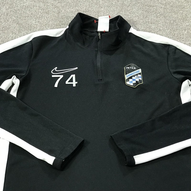 Nike Dri-FIT Pullover Mens Small Black 1/4 Zip Inter Connecticut FC Soccer 74 gallery