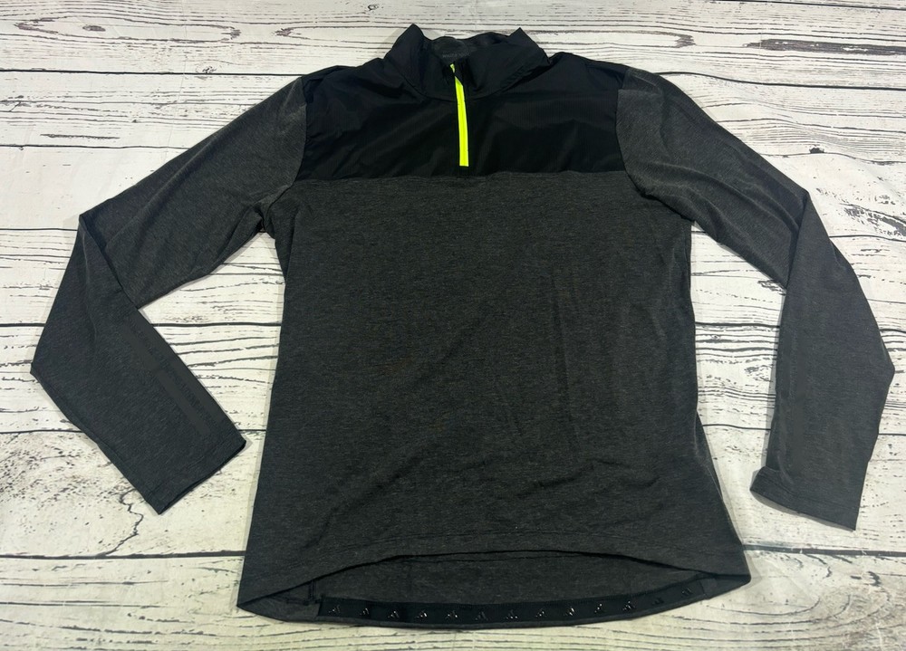 Adidas Mens The Gravel Cycling Long Sleeve Jersey Black HY6192 Size Large $150