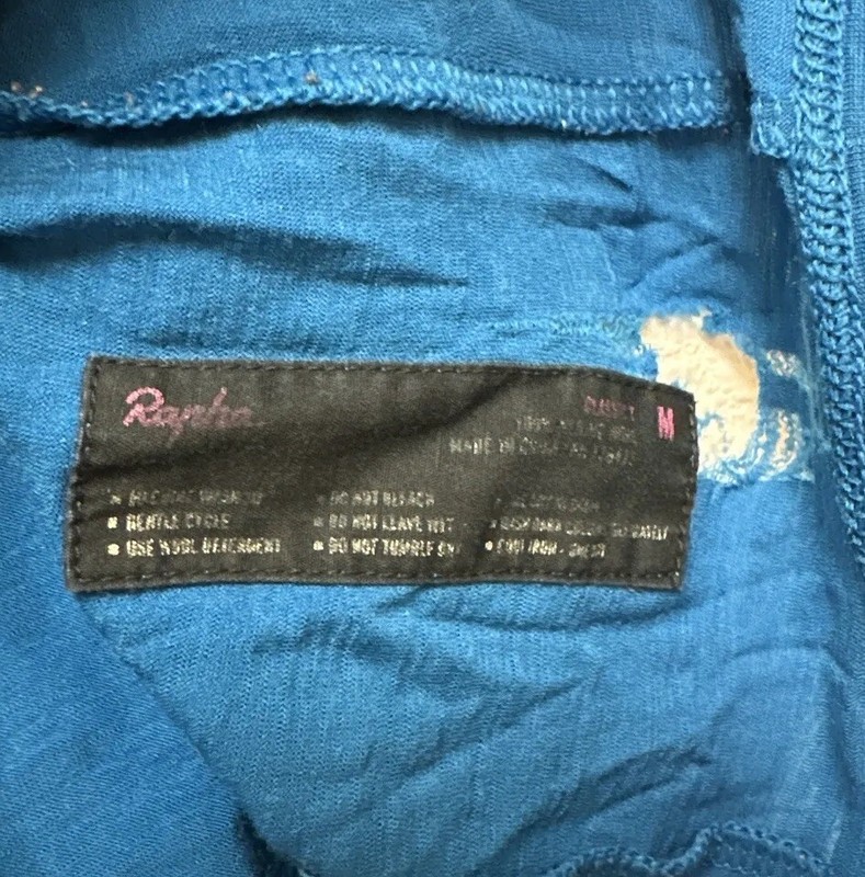 Rapha Merino Wool Classic Blue T-Shirt Basic Men's Activewear Tee Sz M Flaw gallery