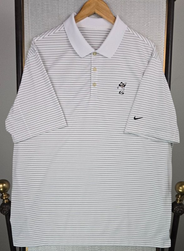 NIKE x MICKEY MOUSE GOLF Mens Size 2XL Performance Polo Shirt Disney Parks Tags gallery
