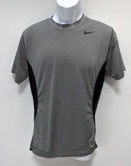 Nike Pro Combat Fitted T Shirt Dri Fit Sz Medium Gray