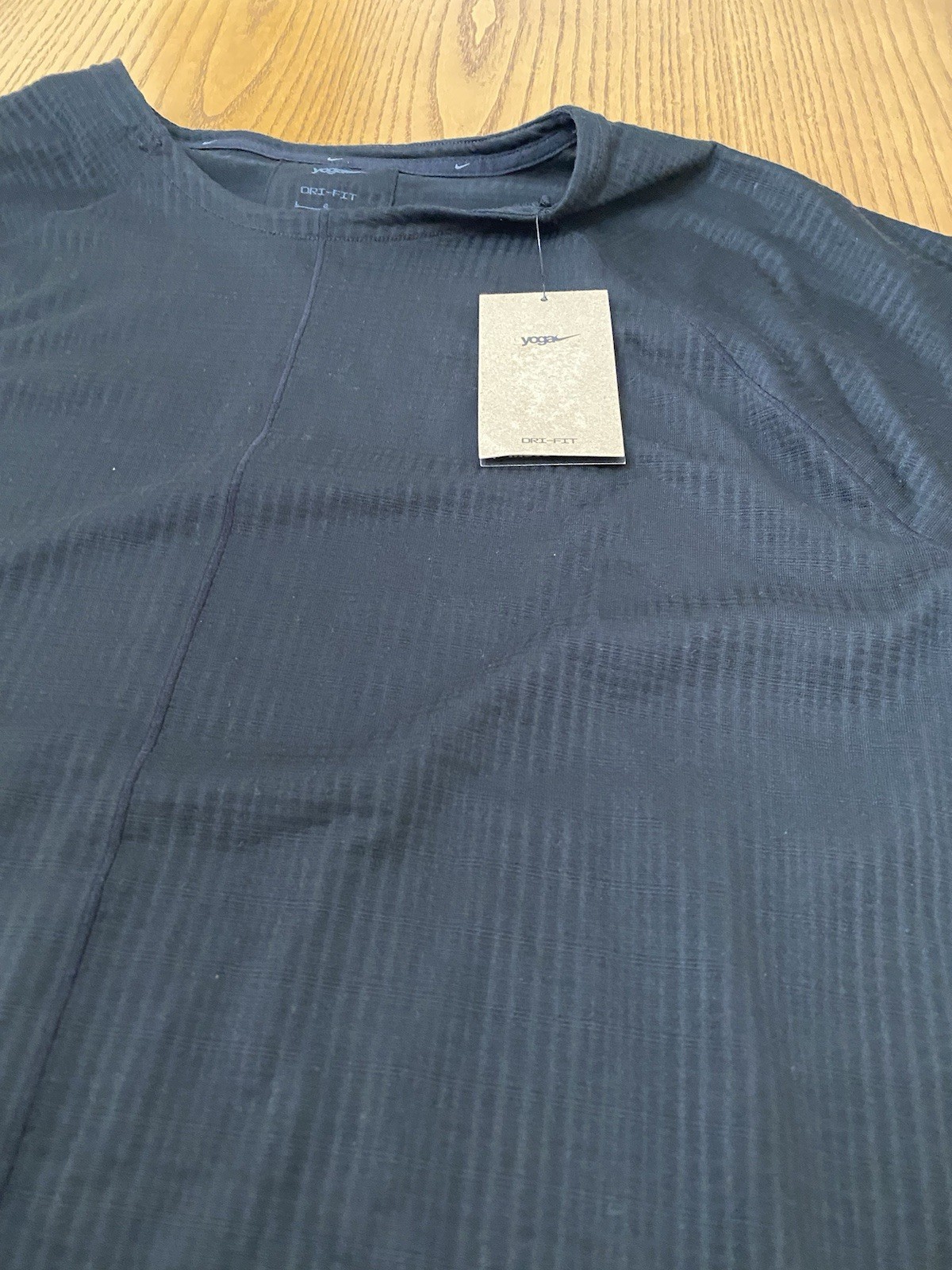 NIKE Yoga Dri-FIT Men’s Long Sleeve Shirt Crewneck Top FB7775-010 Sz SMALL NWT gallery