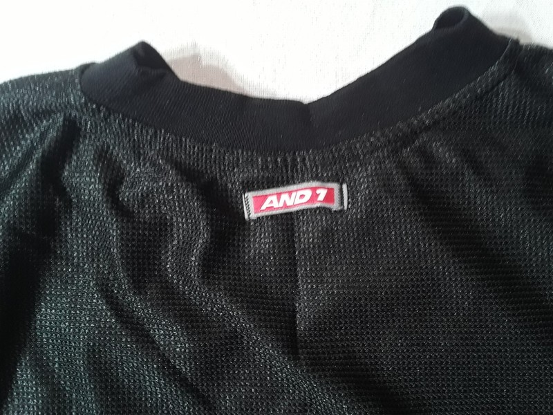 VINTAGE And 1 And1 Basketball Jersey 2XL Black Blue 90s Y2K Streetball gallery