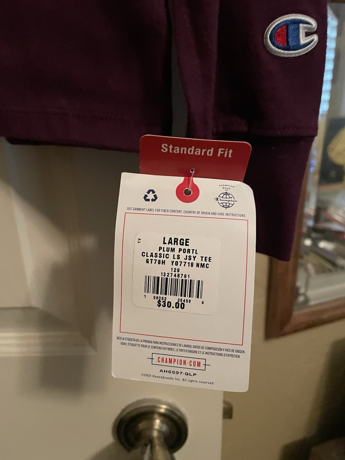 Champion Shirt , Authentic Athletic, Large, Long Sleeve, NWT !!! Nice gallery