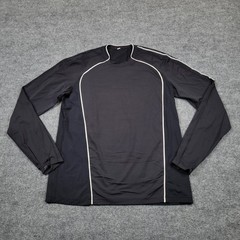 Lululemon Shirt Mens XL Black Long Sleeve Running Stretch Pocket Athletic Top