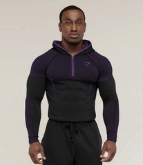 Gymshark Onyx V5 Hoodie Purple/Black – Brand New | Size SMALL ✅ IN HAND ✅