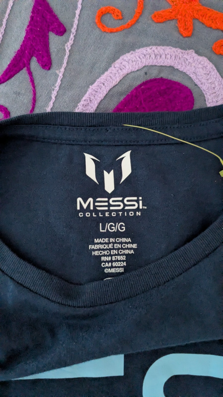 MESSI LOGO COLLECTION BRAND SOCCER PLAYER LOGO T SHIRT gallery