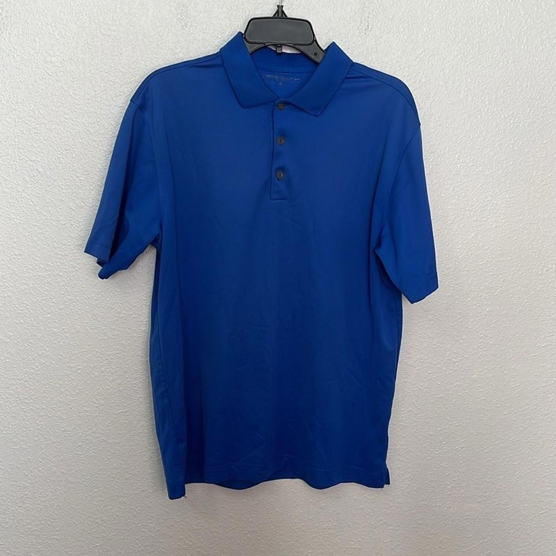 Nike Golf Polo Bright Blue Size Medium gallery