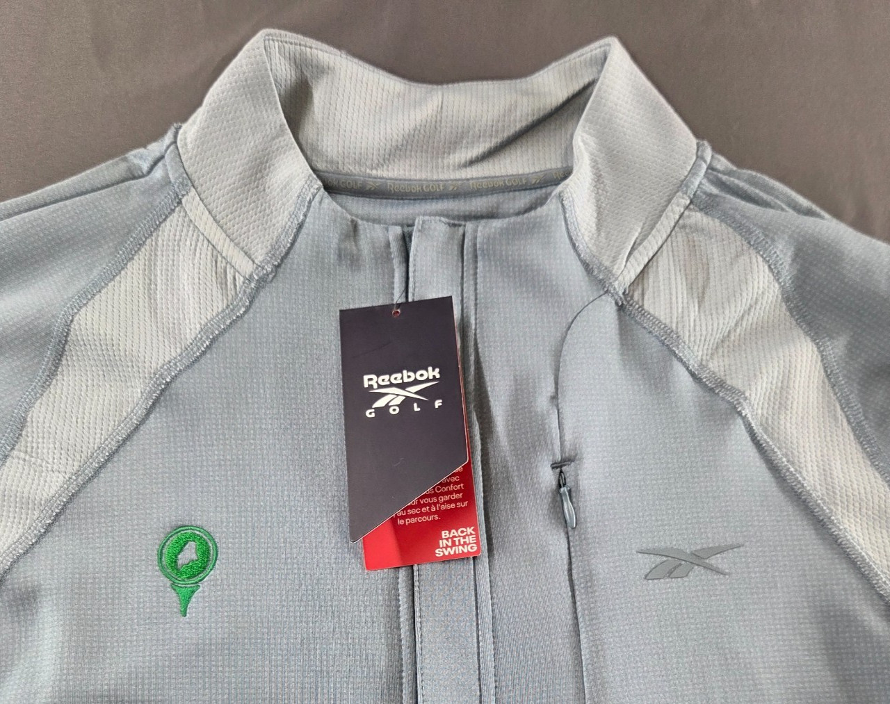 Reebok Golf Men’s 1/4 Zip Pullover Large Long Sleeve Shirt - NWT MSRP $75 gallery