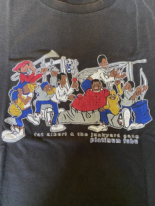 Vintage FUBU Platinum Fat Albert & The junkyard Gang Tshirt Size XL gallery